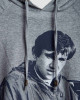 Men's Statue Grey, Hooded Single Jersey T-Shirt, Jimmy Quadrophenia Scooter Print