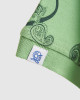 Men's Green Grass Pique Polo, with Soho 1964 all-over Paisley Print