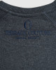 Men's Grey, Loopback Sweatshirt, with Casual Society Micro Laminate and Velvet Applique Embroidery