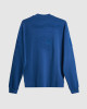 Men's Blue Loopback, Tracksuit Jacket, with Casual Society Embossed Velvet Applique Embroidery