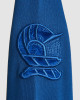 Men's Blue Loopback, Tracksuit Jacket, with Casual Society Embossed Velvet Applique Embroidery