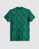 Men's British Green Polo, with Paisley Print and Embossed Casual Society Logo