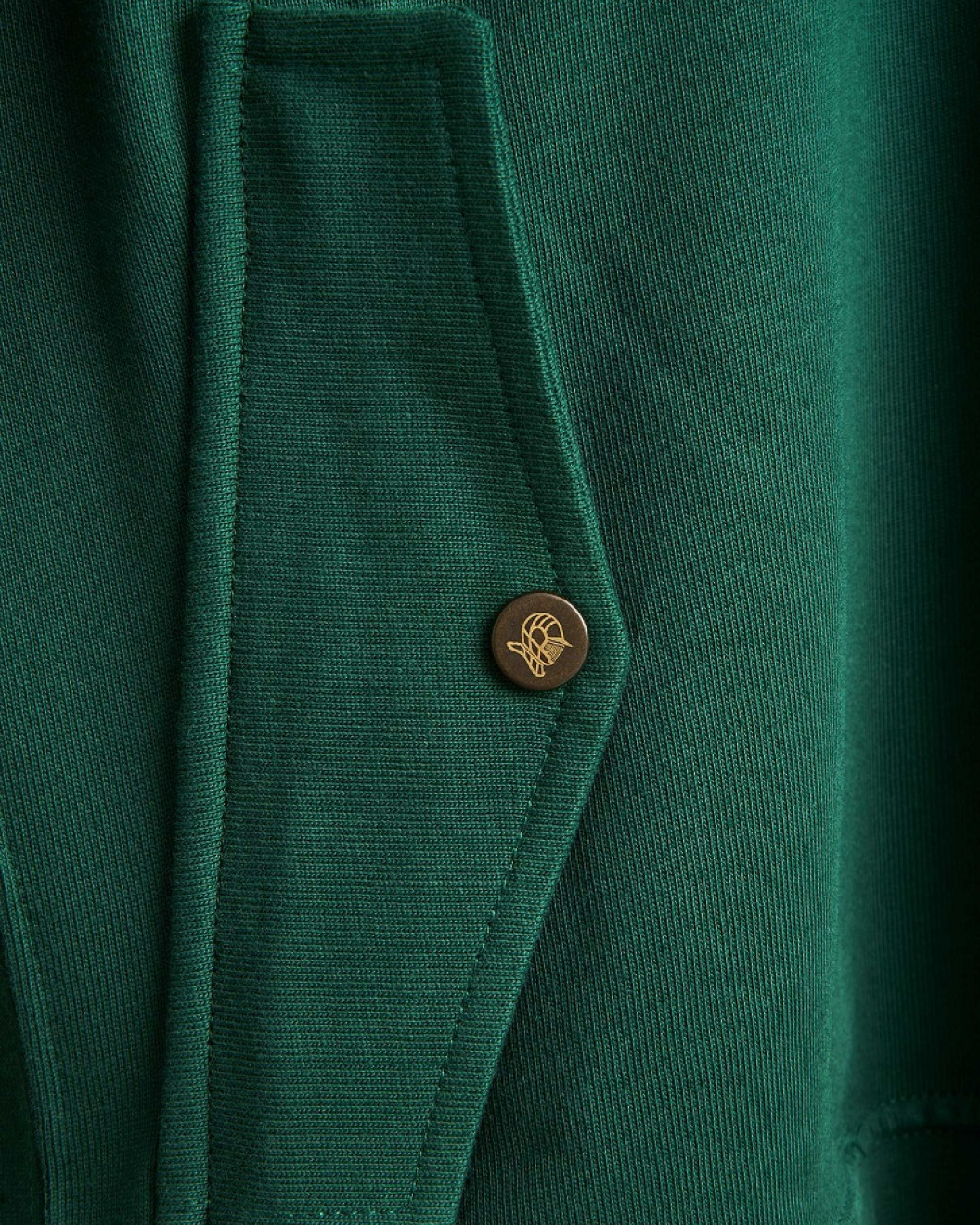 Men's Green Single Jersey Hoodie, with Casual Society Velvet Applique Embroidery