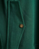 Men's Green Single Jersey Hoodie, with Casual Society Velvet Applique Embroidery