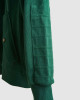 Men's Green Single Jersey Hoodie, with Casual Society Velvet Applique Embroidery