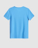 Men's Baby Blue Cotton Melange T-Shirt, Ditchburn & Mare Ironworks - Boleyn 1885 Print