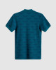 Men's Teal Pique Polo, with Angelic Templar Print and Casual Society Embossed Logo