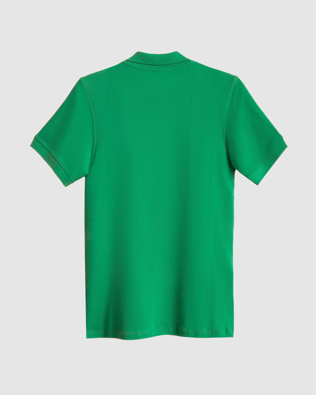 Men's Green Polo, with Geometric Panel and Casual Society Logo