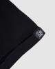 Men's Black T-Shirt, Loose Fit, with Casual Society Logo & Embossed Flock Print