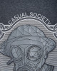 Men's Tee shirt, Black Jersey Crew Neck Fusilier Logo X Casual Society Collab