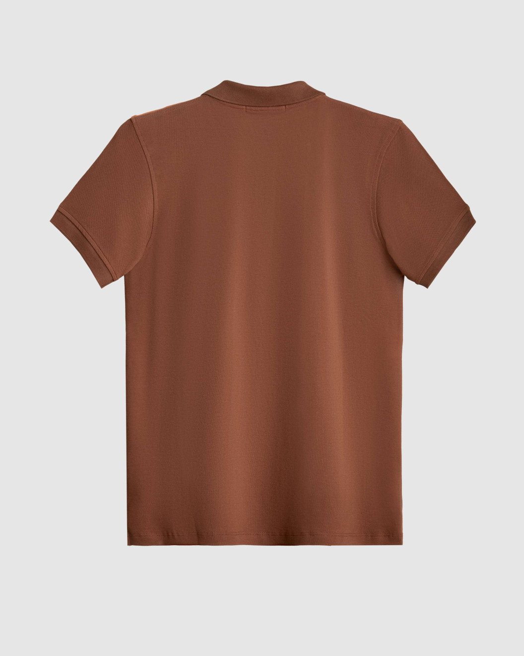 Men's Camel Polo, with Brown Contrast Panel and Casual Society Logo