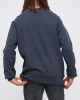 Men's Grey Loop-Back Sweatshirt, with Embossed Peaky Blinder Embroidery