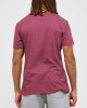 Men's Bordeaux Red Cotton Melange T-Shirt, Ditchburn & Mare Ironworks - Boleyn 1885 Print