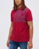 Men's Rio Red Pique Polo, with Baroque Print and Casual Emboosed Society Logo