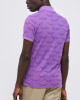 Men's Lavender Pique Polo, with Angelic Templar Print and Casual Society Logo