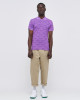 Men's Lavender Pique Polo, with Angelic Templar Print and Casual Society Logo