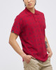 Men's Rio Red Polo, Paisley Print and Embossed Casual Society Logo