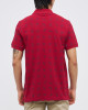 Men's Rio Red Polo, Paisley Print and Embossed Casual Society Logo