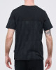 Men's Pocketted T-Shirt, Black Single Jersey, Casual Society Classic Geometric Print