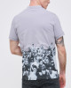 Men's Misty Grey Polo, with Boleyn Boys Print and Casual Society Embossed Logo