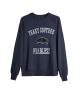 Men's Grey Loop-Back Sweatshirt, with Embossed Peaky Blinder Embroidery