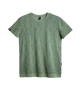 Men's Olive Green Jersey T-Shirt, Feat Casual Society Barouque Geometric All-Over Print